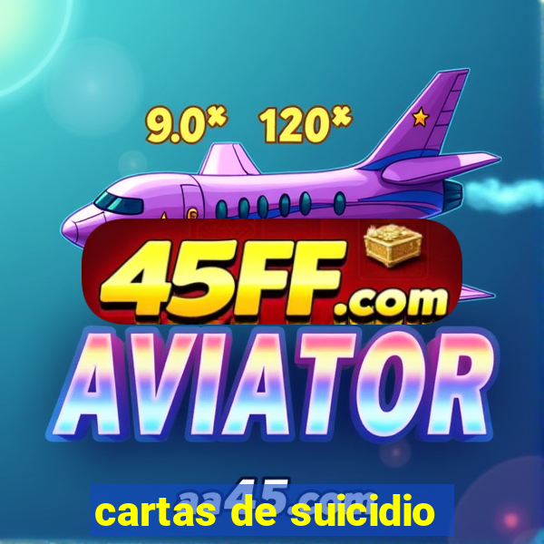 cartas de suicidio